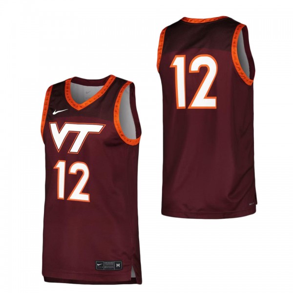Virginia Tech Hokies Replica Basketball Jersey Mar...
