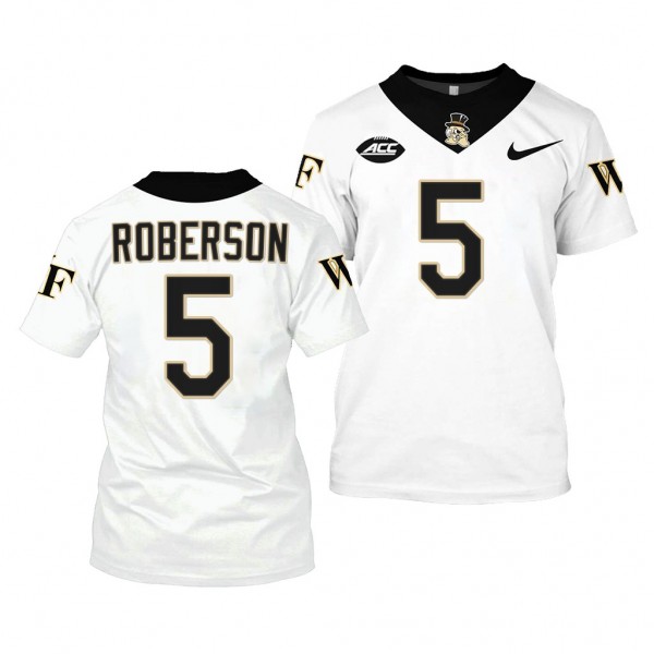 Wake Forest Demon Deacons 5 Jaquarii Roberson Whit...