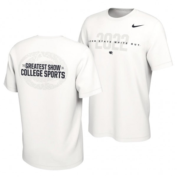 Penn State Nittany Lions White 2022 White Out Stud...