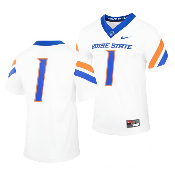 Boise State Broncos White College Football Untouch...