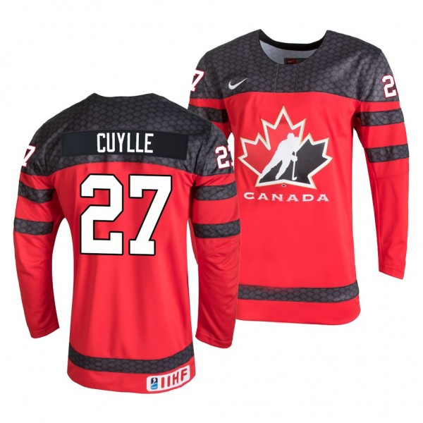 Will Cuylle #27 Canada Hockey 2022 IIHF World Junior Championship Away Jersey Red