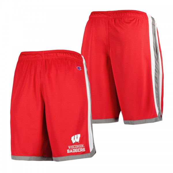 Wisconsin Badgers Champion Basketball Shorts Red