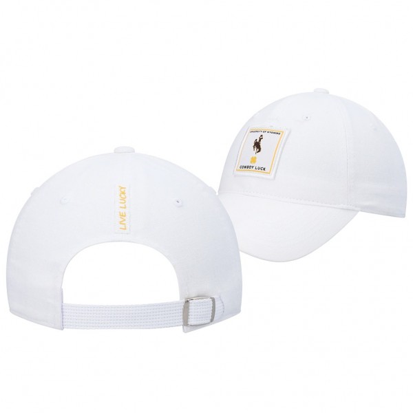 Wyoming Cowboys White Hat Dream Adjustable Cap