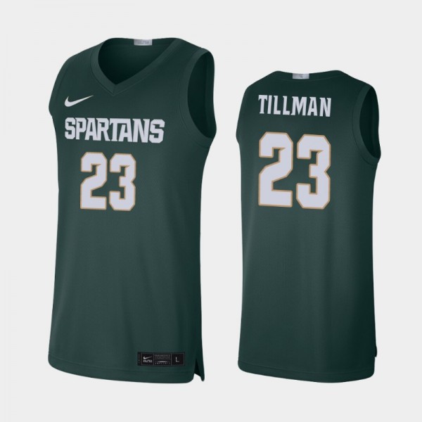 Michigan State Spartans Xavier Tillman Green Alumn...