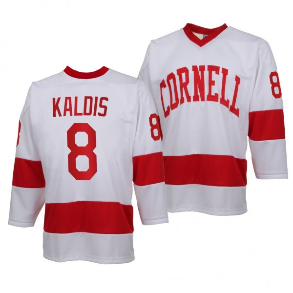 Yanni Kaldis Cornell Big Red White Replica NCAA Co...