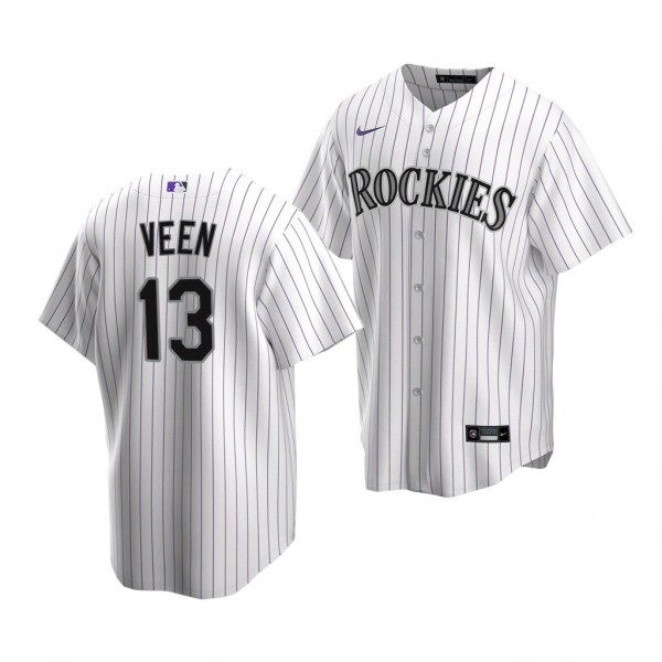 Zac Veen Colorado Rockies 2020 MLB Draft White Jer...