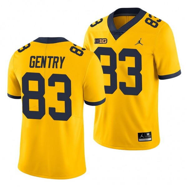 Michigan Wolverines Zach Gentry Yellow Game Men's ...