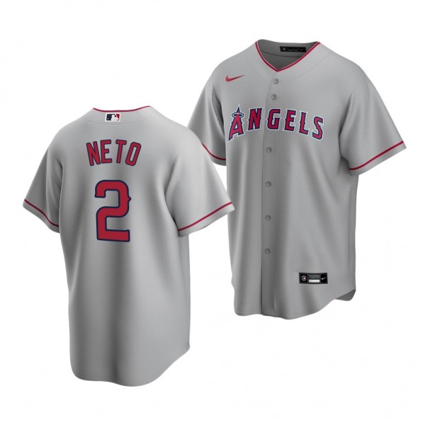 Zach Neto Los Angeles Angels 2022 MLB Draft Jersey Gray Road Replica