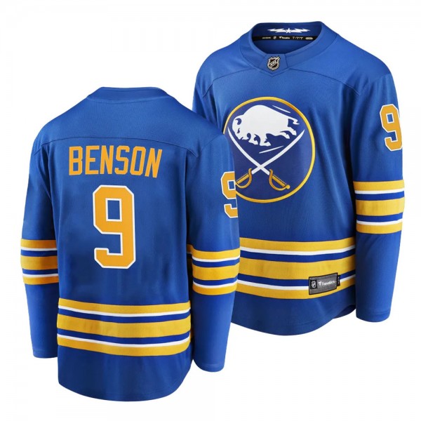 2023 NHL Draft Zachary Benson Buffalo Sabres #9 Bl...