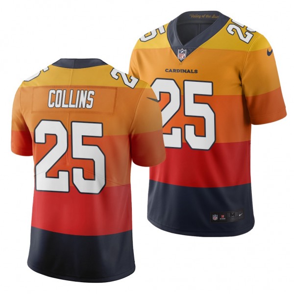 Zaven Collins Arizona Cardinals 2021 NFL Draft City Edition Sunset Orange Jersey Men's
