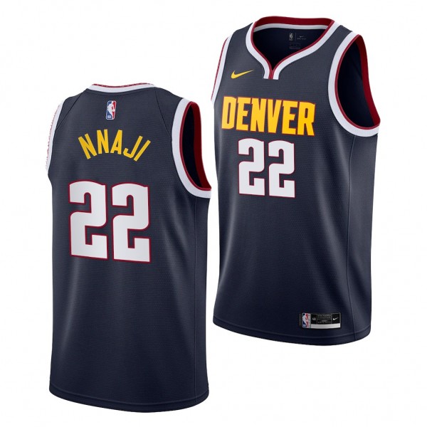 Zeke Nnaji Denver Nuggets 2020 NBA Draft Navy Jers...